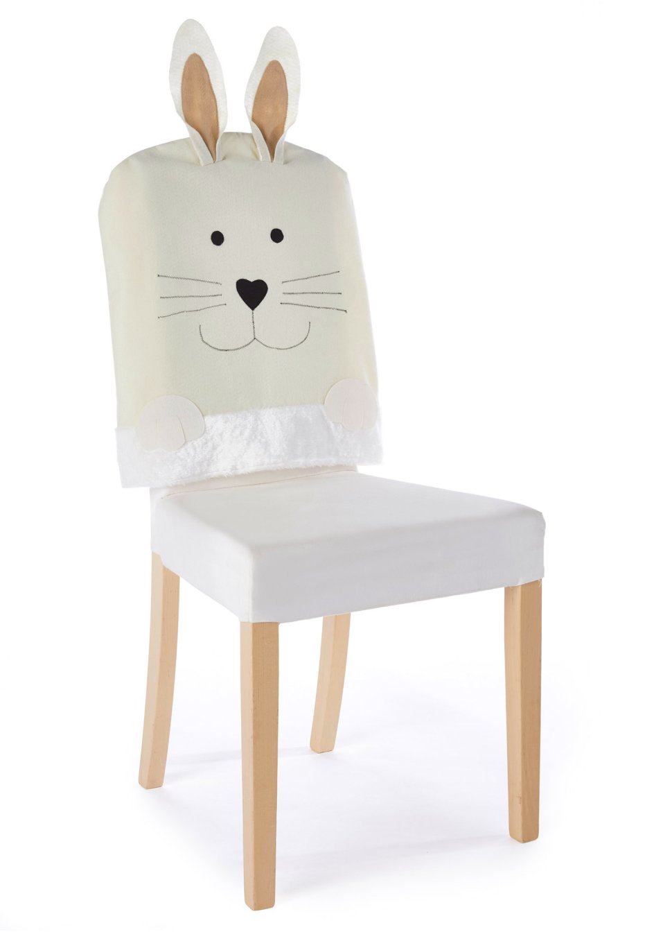 Lot de 4 housses de chaise en forme de lapin