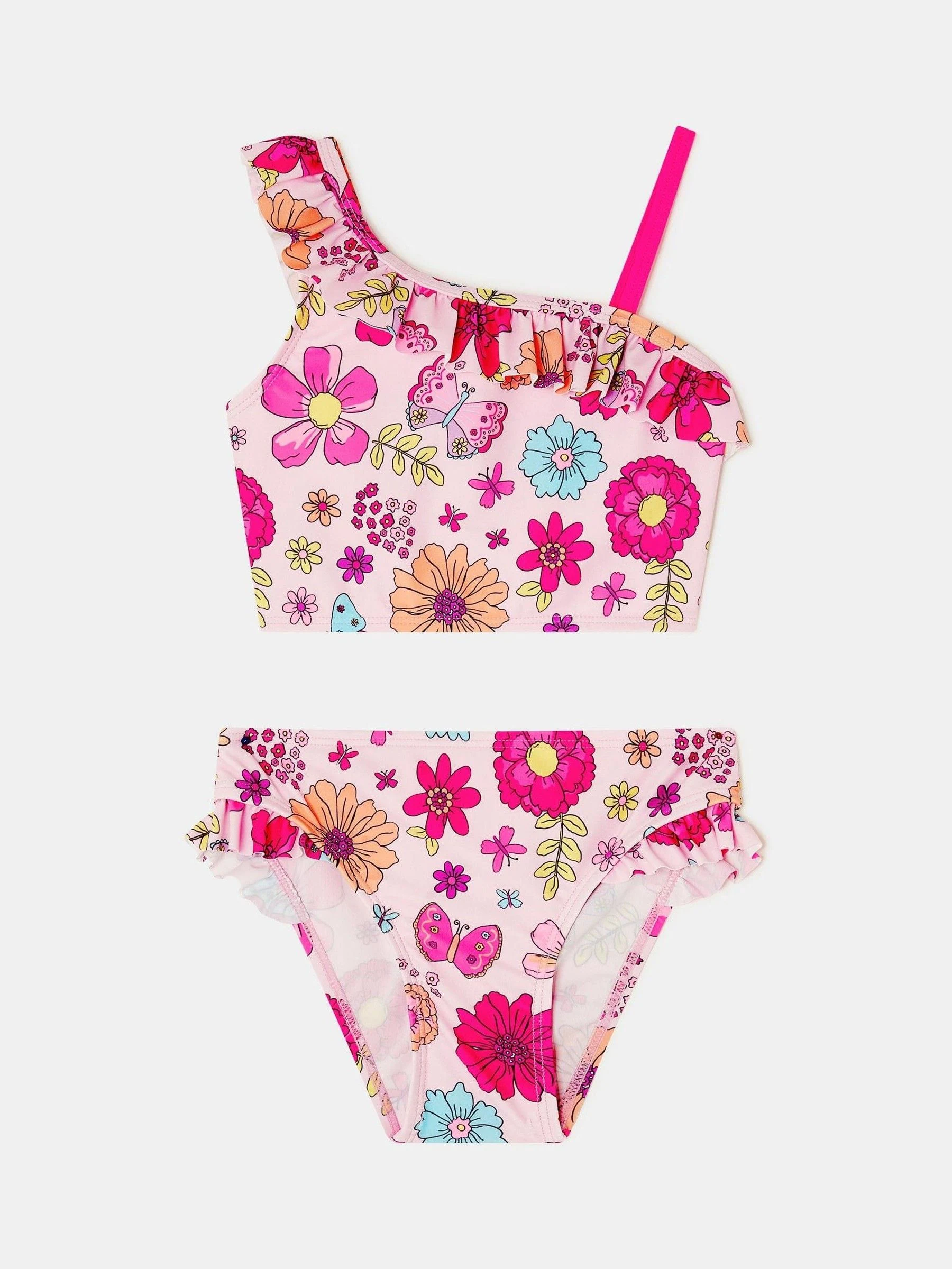 Angels By Accessorize Girls Retro Bloom Bikini Set