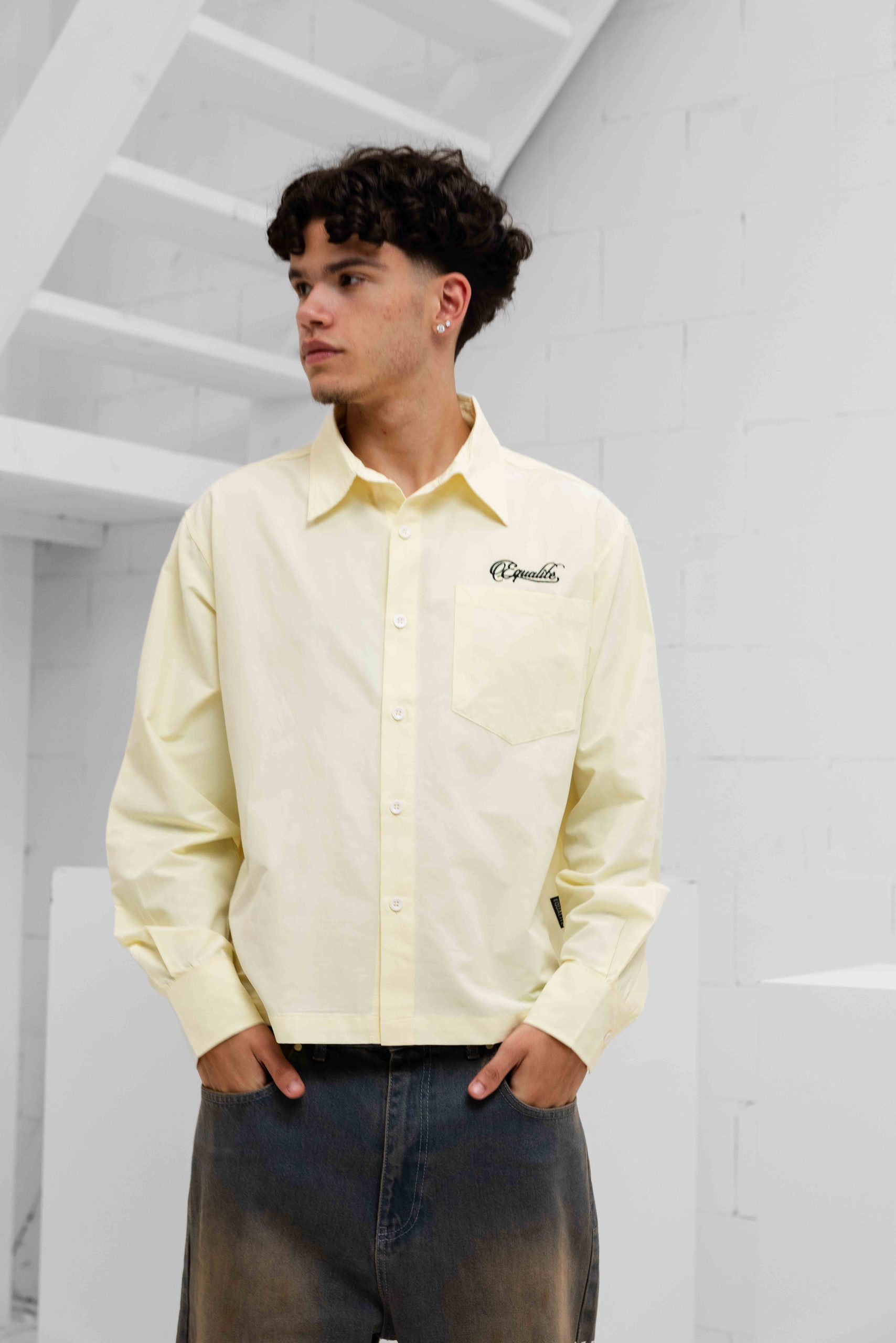 Equalité Milo Longsleeve Shirt Heren Geel