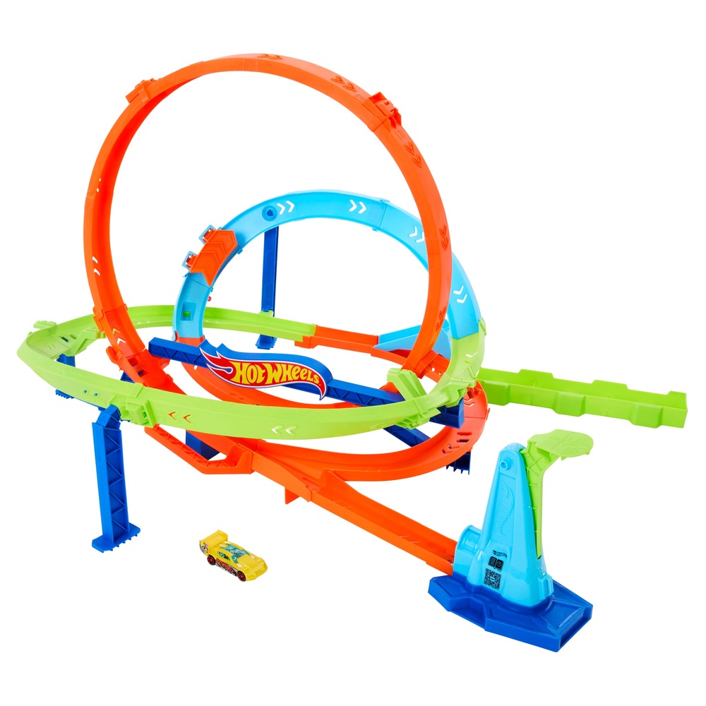 Hot Wheels Action Loop Cyclone Challenge Rennstrecken-Set