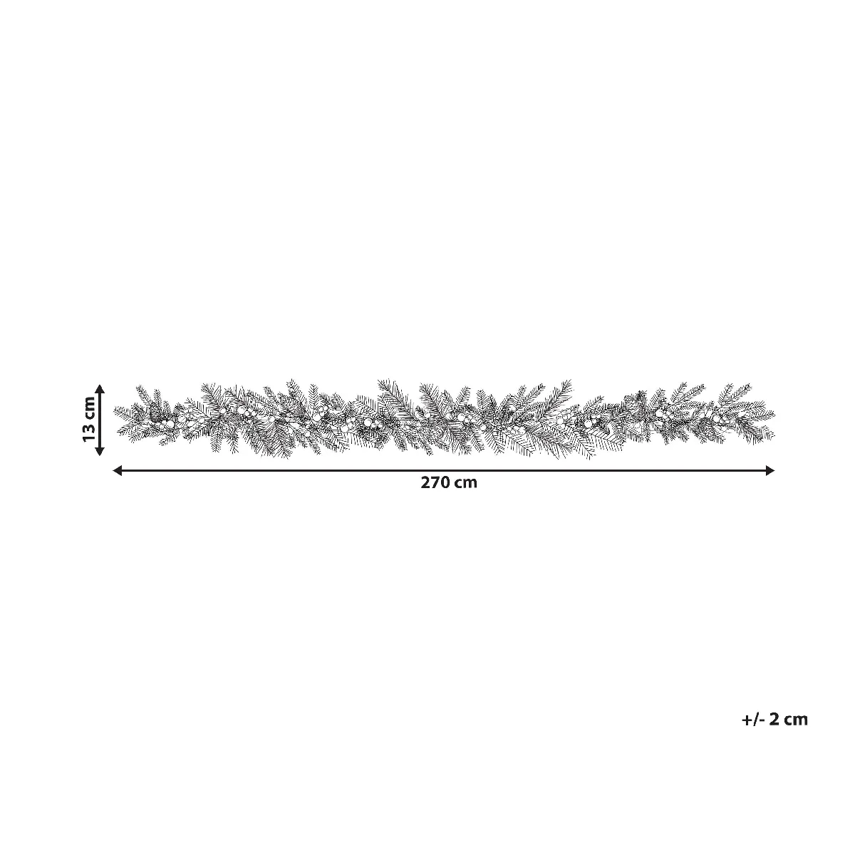BELIANI ELBRUS - 270 cm - Vert