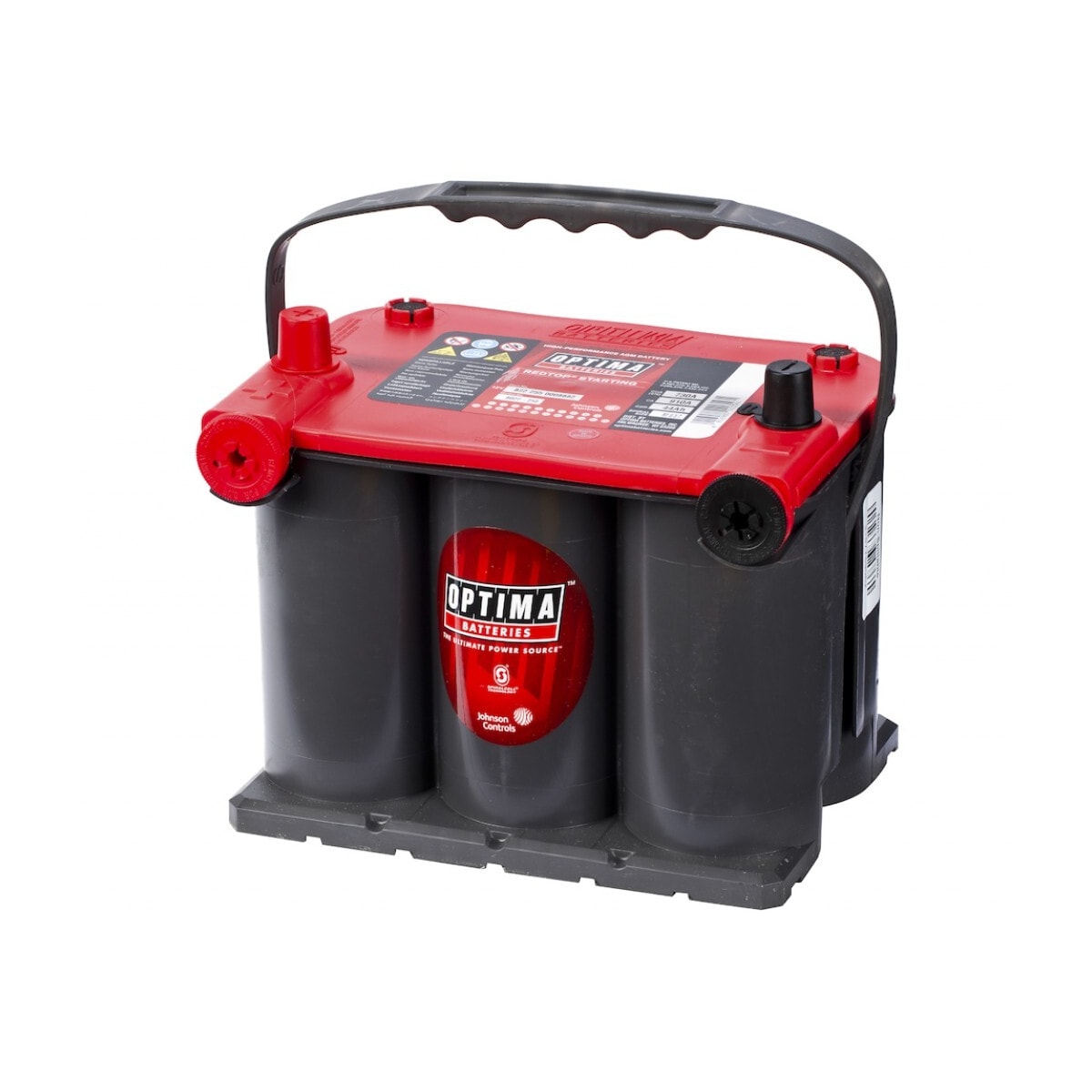 OPTIMA AGM Red Top 12V 44AH 730CCA (237x172x197mm) +venstre 8022-255
