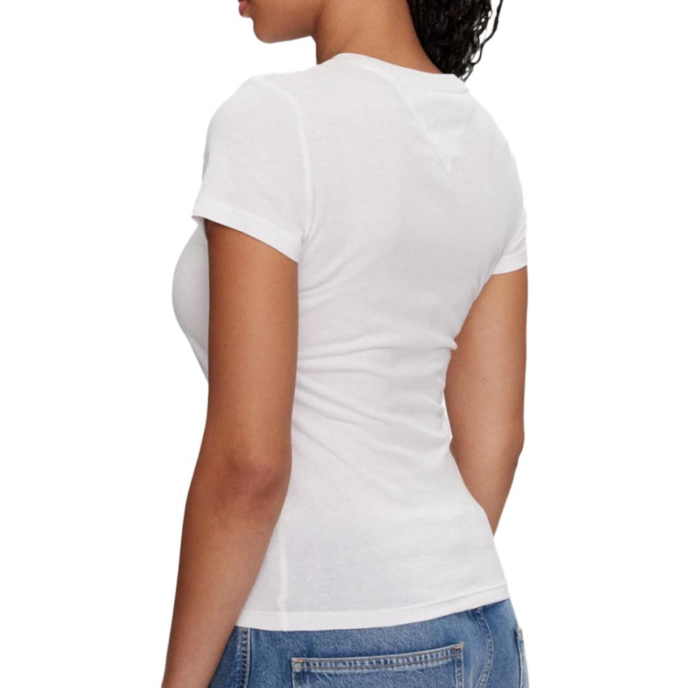 Tommy Hilfiger T-shirt Blanc Femme Tommy Hilfiger Essential