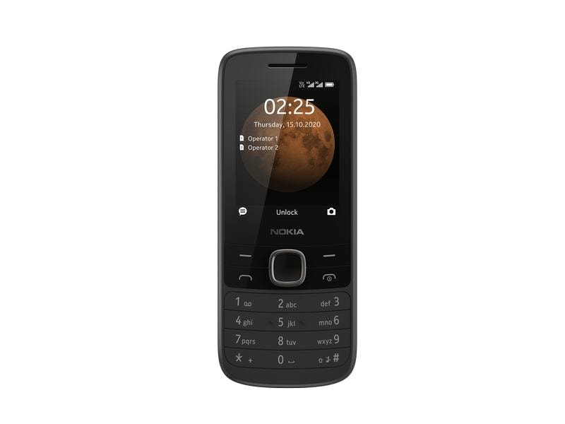 Nokia 225 4G Schwarz Klassisches Tasten-Handy mit schnellem 4G-Mobilfunknetz