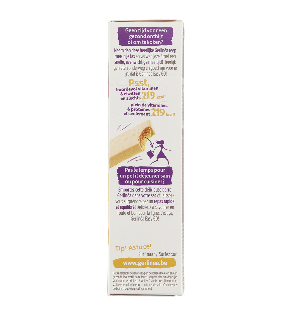 Gerlinéa Easy Go Afslank Maaltijdrepen Banaan (2 x 58 gr)