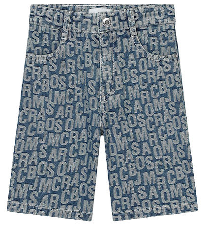 Little Marc Jacobs Jeansshorts - Denim Blue m. Print