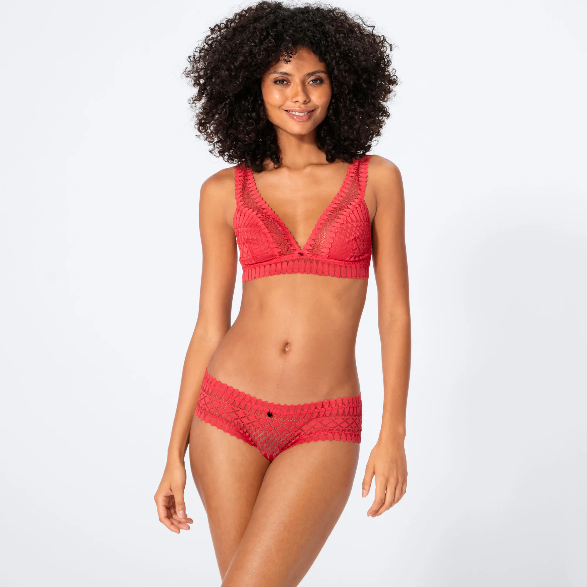 Damen-Hipster-Panty aus Vollspitze
