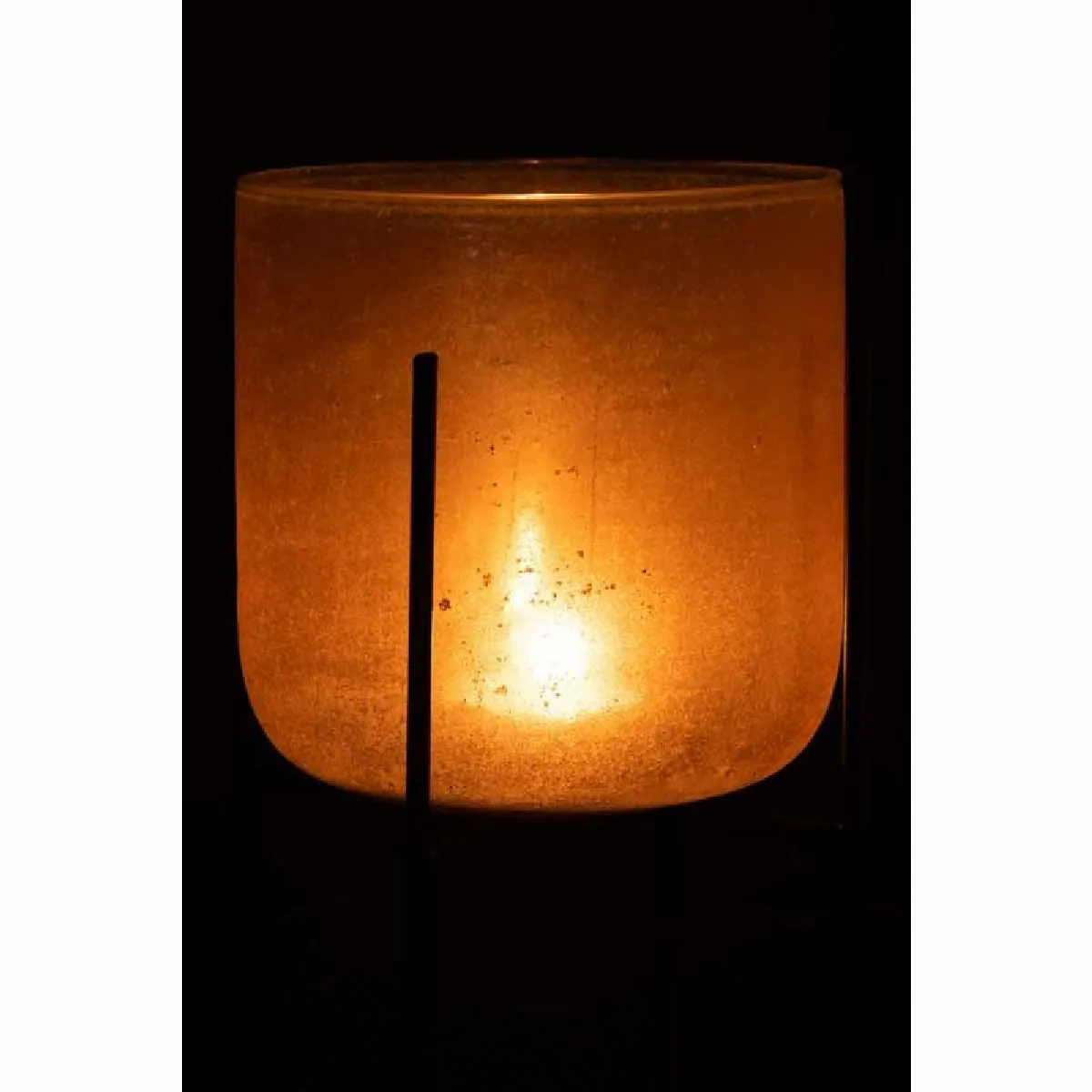 Paris Prix Photophore Déco Astor 22cm - Ambre