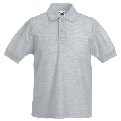 Camisa polo de manga curta em piqué Fruit Of The Loom 65/35 (pacote com 2)