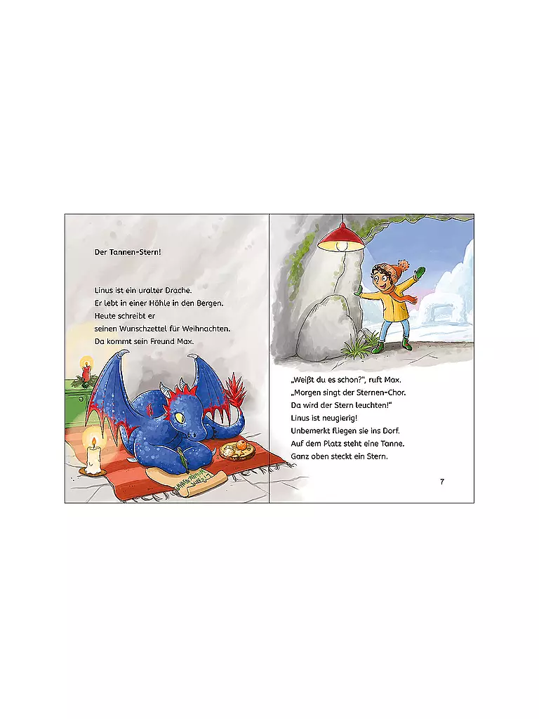 LOEWE VERLAG Buch - Leselöwen-Adventskalender für Erstleser - Drachen keine Farbe