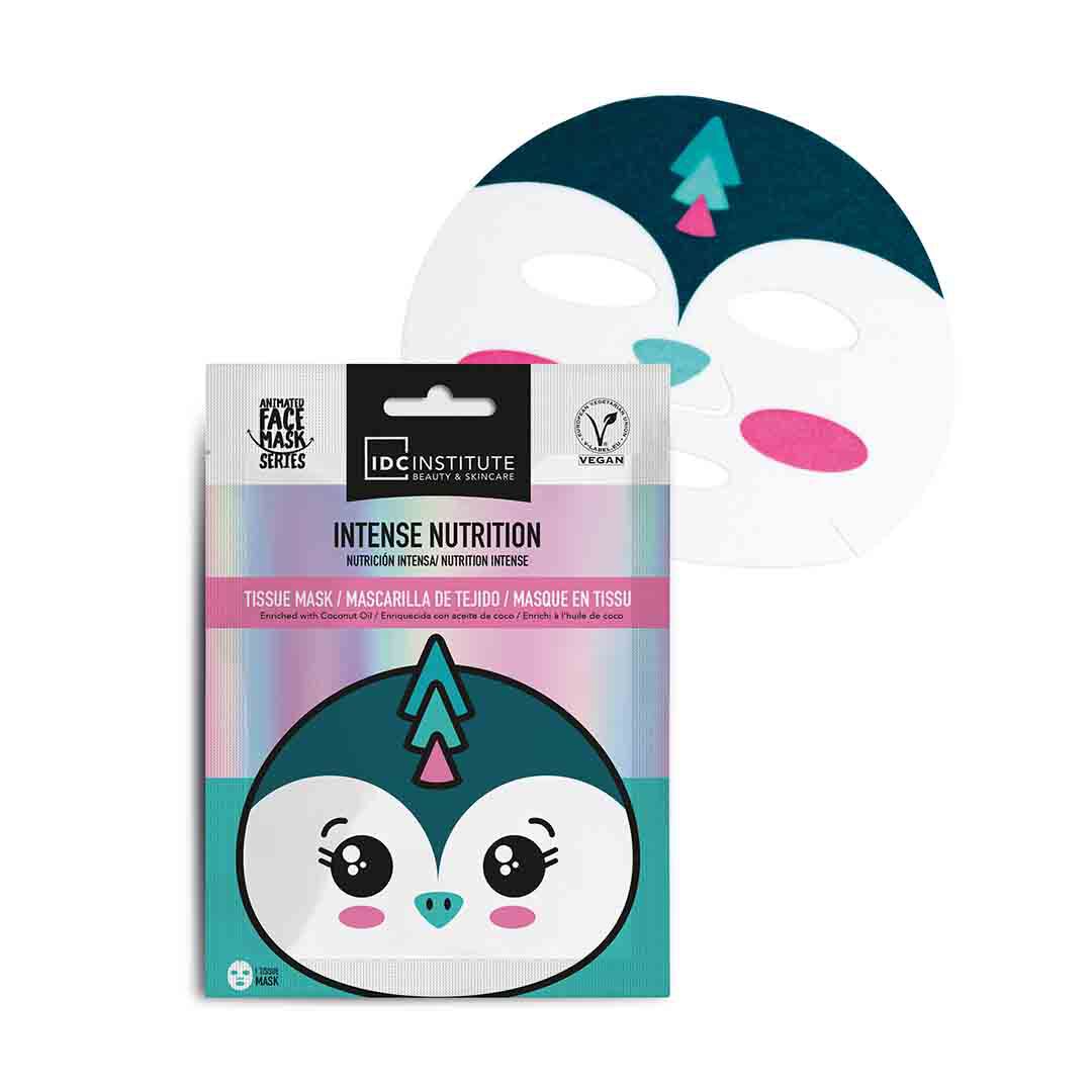 IDC INSTITUTE  Máscara Facial de Nutrição Intensa (Pinguim) - 1un