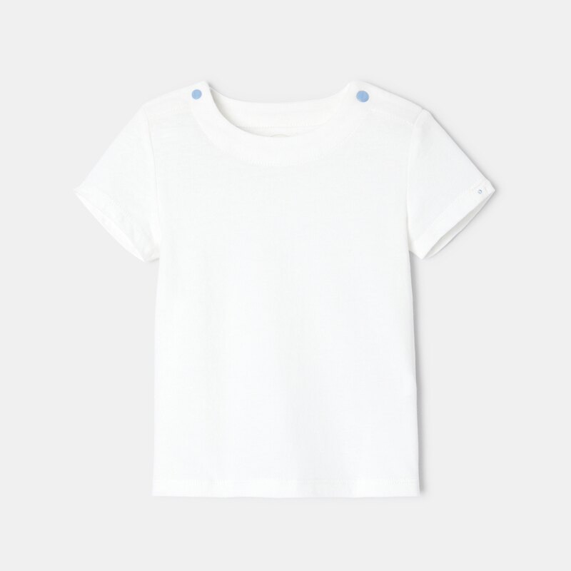 Ensemble bébé en jersey et molleton de coton bio bleu Absorba Bleu
