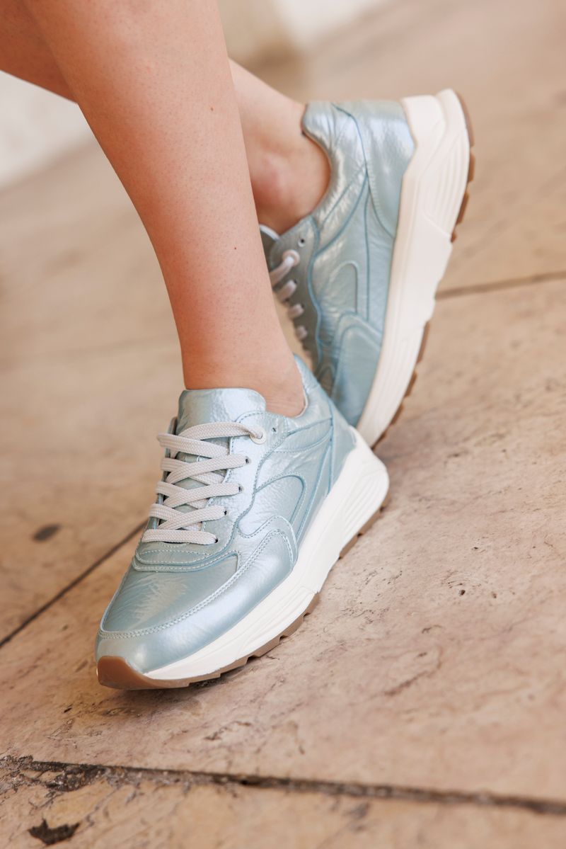 Xsensible Ponte Vecchio Stretchwalker Sneakers Blauw Dames