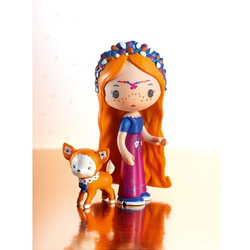 Djeco tinyly draagbaar poppenhuis - bluchka & indie