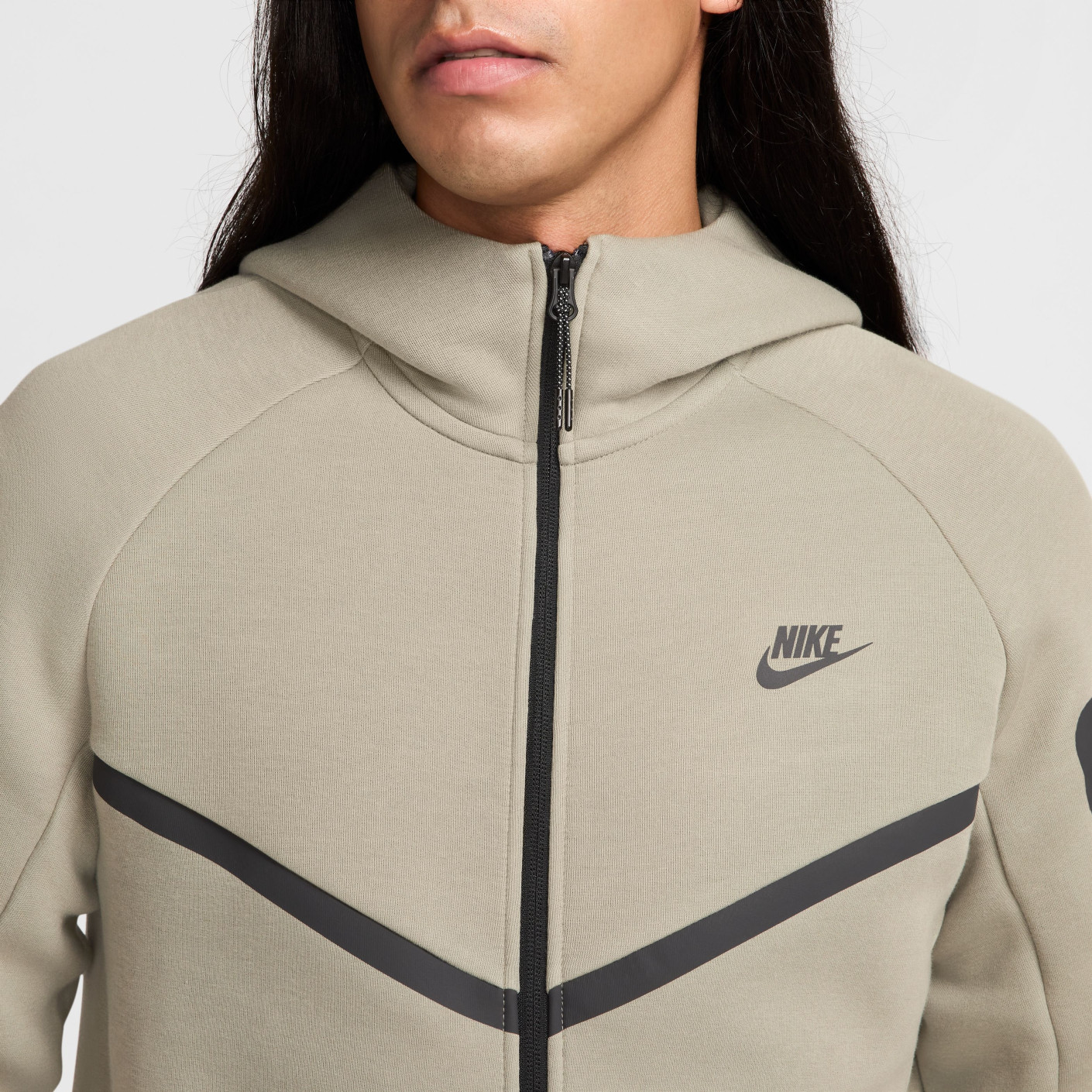 Nike Tech Fleece Sportswear Vest Grijsgroen Zwart