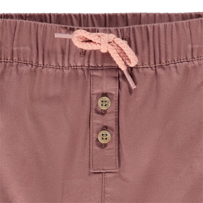 Bermuda en twill style cargo pour bébé garçon - Marron
