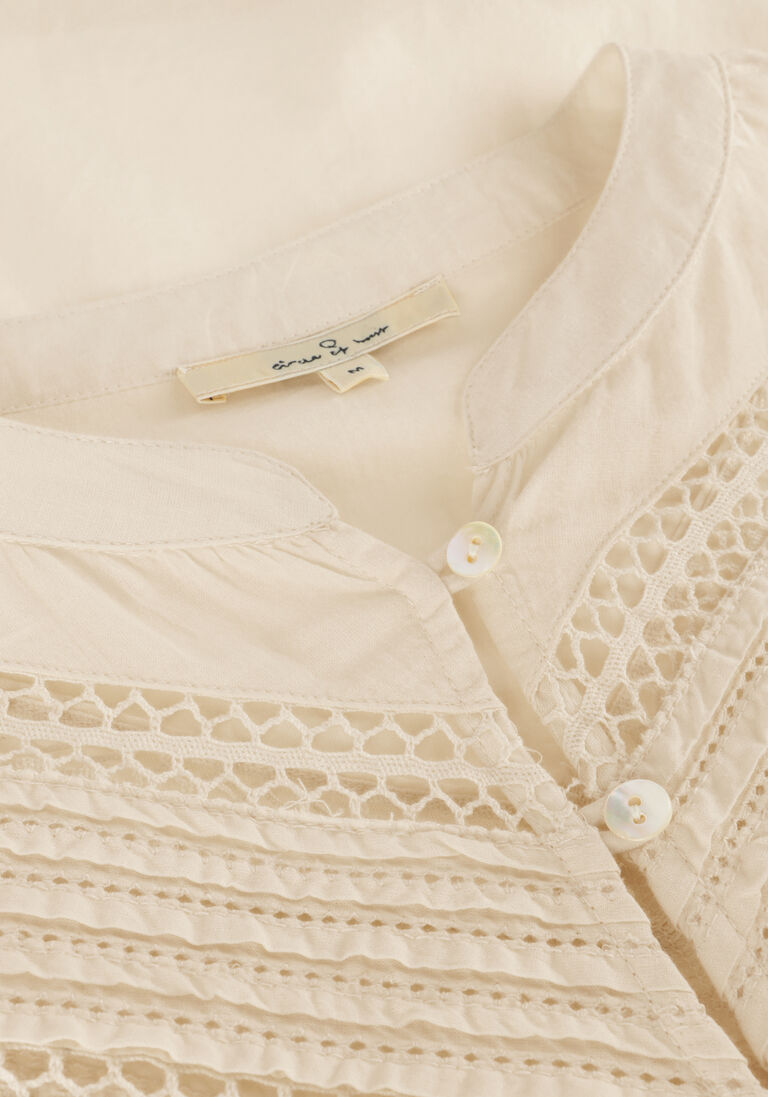 CIRCLE OF TRUST beige circle of trust blouse trixie blouse