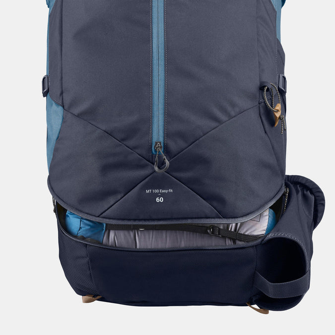 Decathlon Forclaz - Mochila Forclaz MT100 EasyFit Feminina de 60L