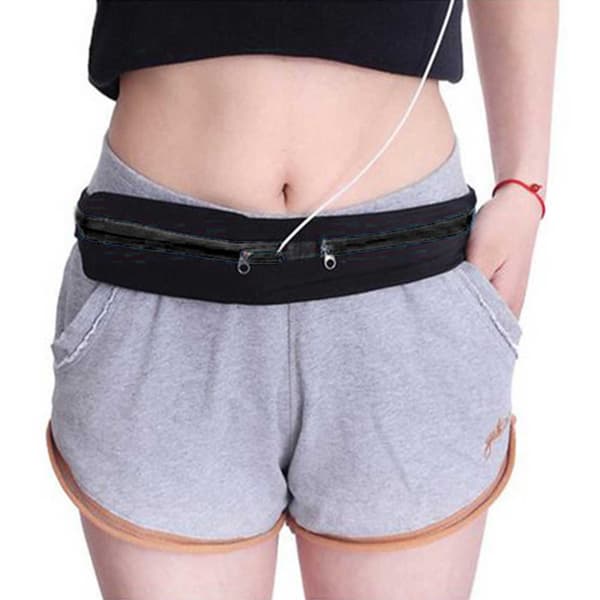 Utvidbar midjepose Runner Belt Bag Sport Mobiltelefon
