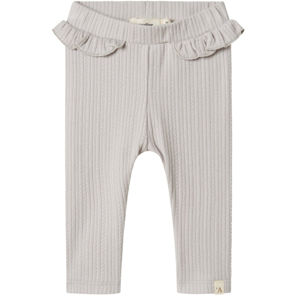 Køb Lil'Atelier Vapor Blue Fleura Slim Leggings