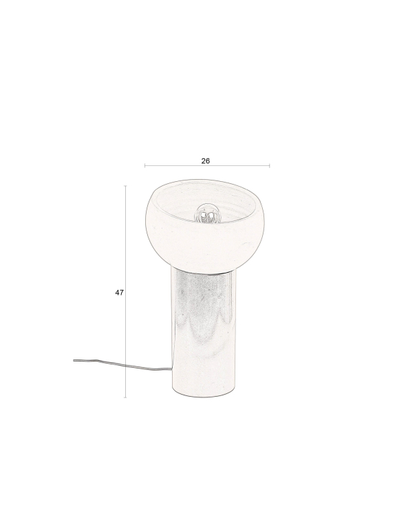 Dutchbone Zahra tafellamp medium