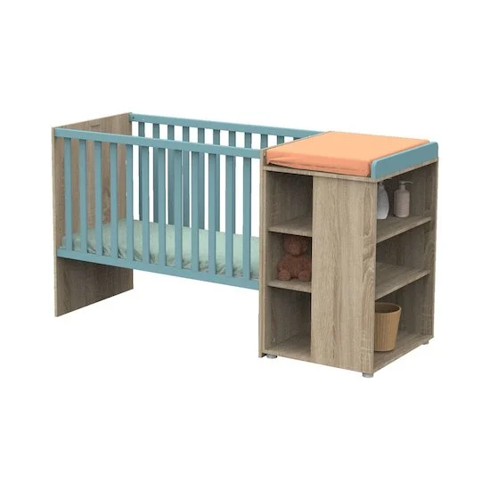 Nova new lit combiné évolutif 60x120   Argile douce        de               Sauthon Baby's Sweet Home