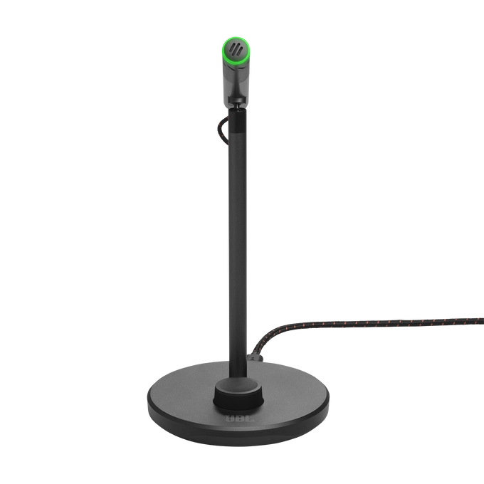 Quantum Stream Talk 3.5mm Klinke Mikrofon mit RGB für Streaming / Podcasting / PC und Laptop (JBLSTRMTALKBLK) - Schwarz
