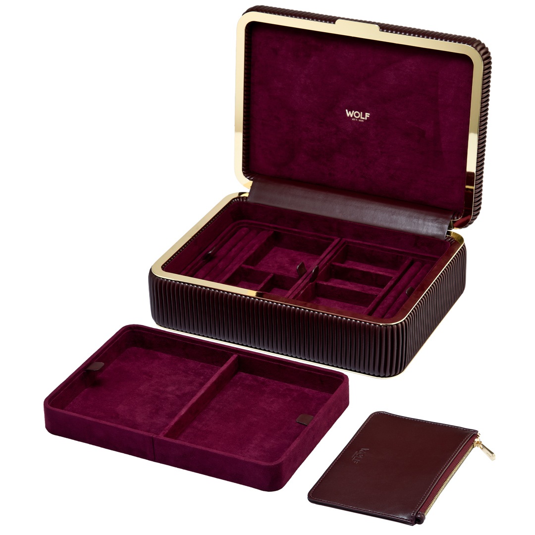Wolf 1834 Bella Schmuckbox Medium Bordeaux