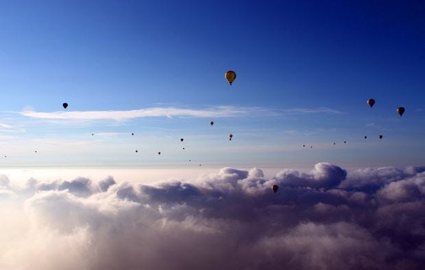 Ballonfahrt über Sinsheim