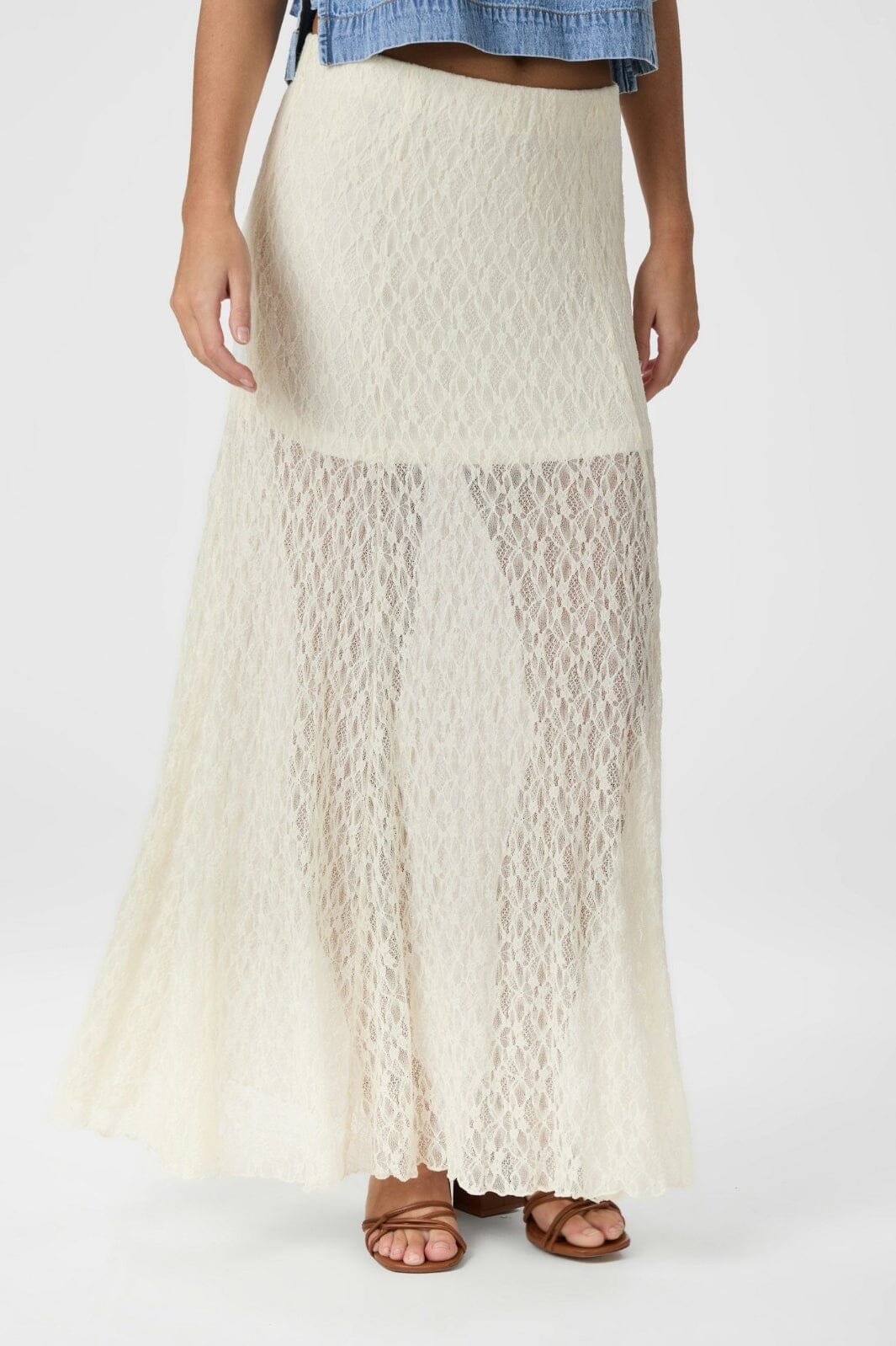 Neo Noir Mariya Lace Skirt 165926