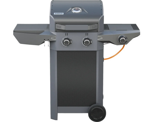 Tenneker® Carbon Gasgrill 121,4 x 60,3 x 112,3 cm 2 branders + zijbrander Zwart