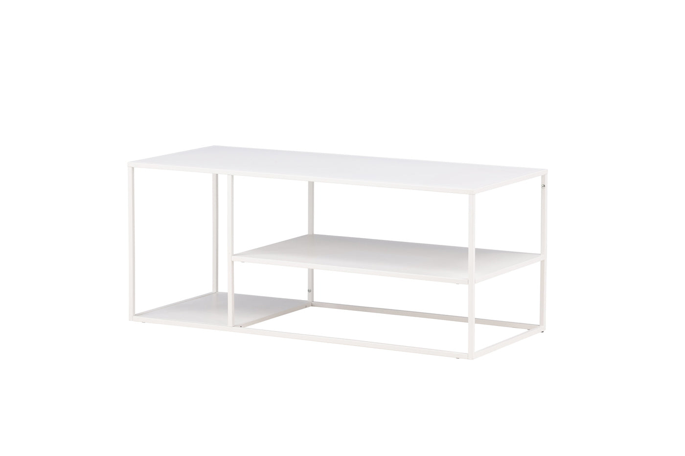 FjÃ´rd - Salontafel Wit 120cm - Staal