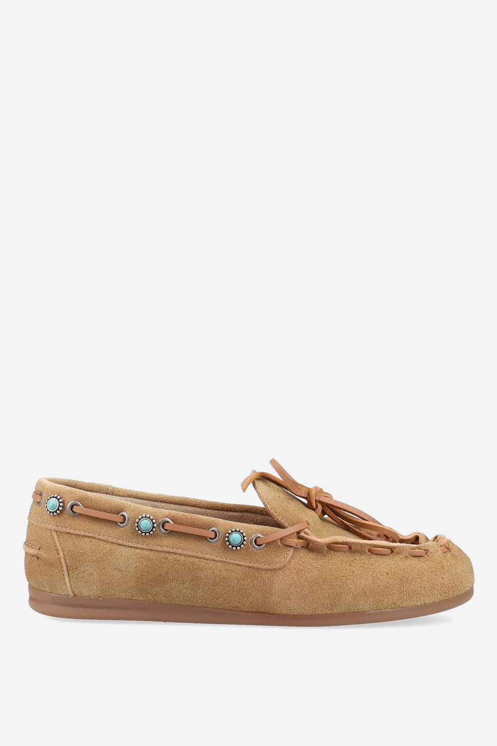 Boat western suede loafers