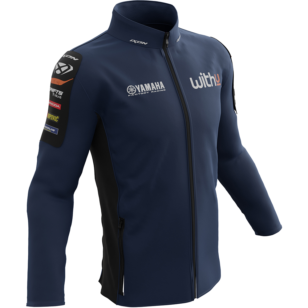 Ixon - Sweat zippé RNF Racing 22 Navy / Noir