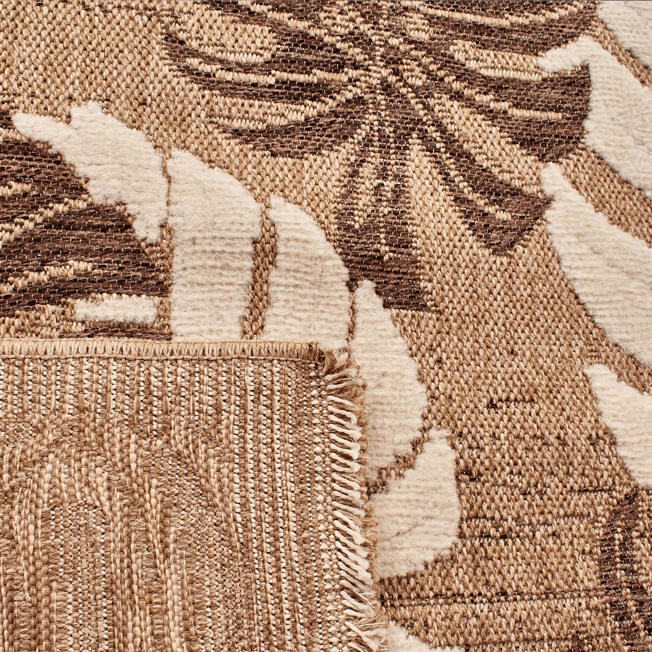 Nazar Rugs Tapis aspect jute TULUM 9062 intérieur & extérieur marron - 60x180 cm