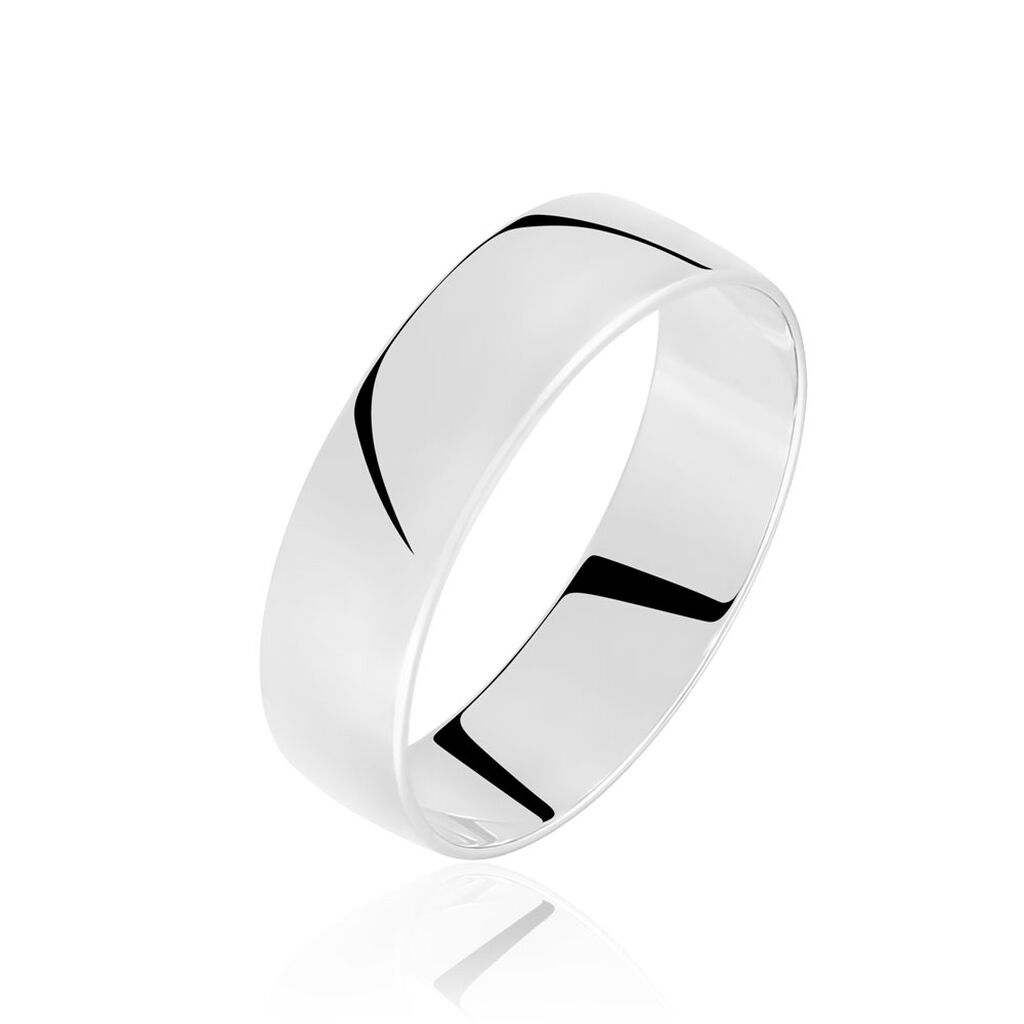 Alliance Julie Ruban Plat Or Blanc