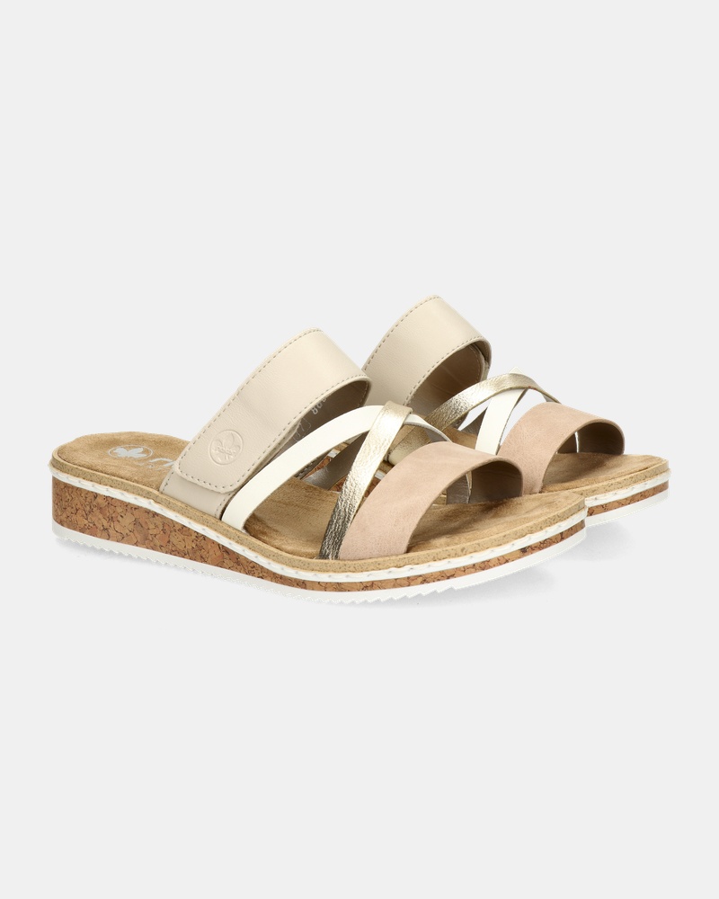 Rieker Slippers  - beige
