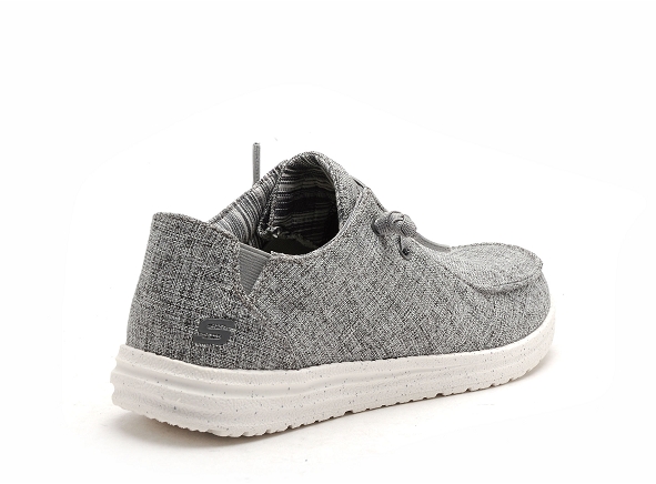 Skechers basses homme relaxedfit 210101 gris