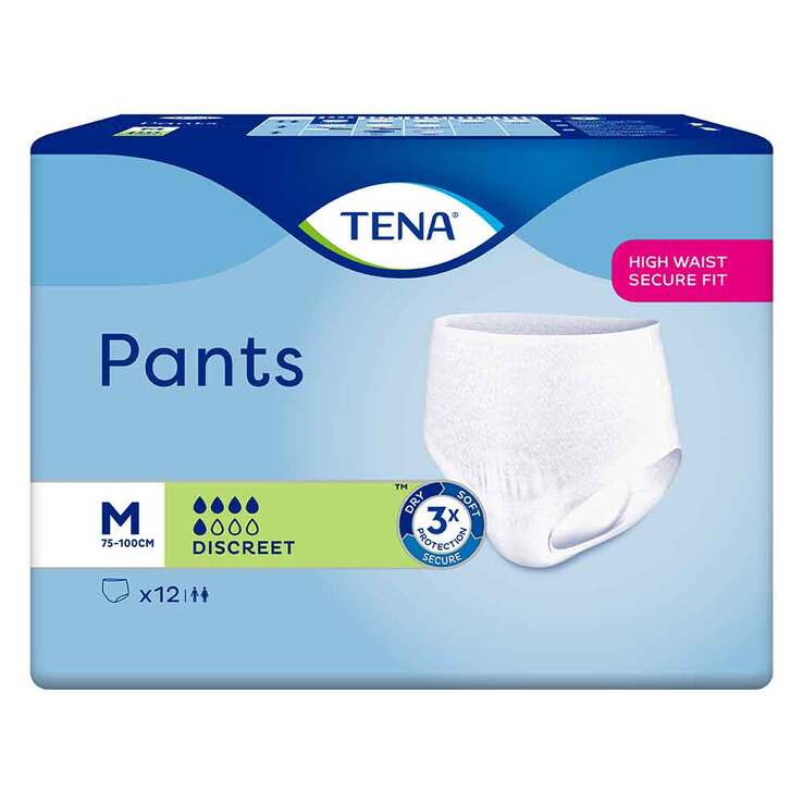 TENA Pants Discreet M bei Inkontinenz, 12 St