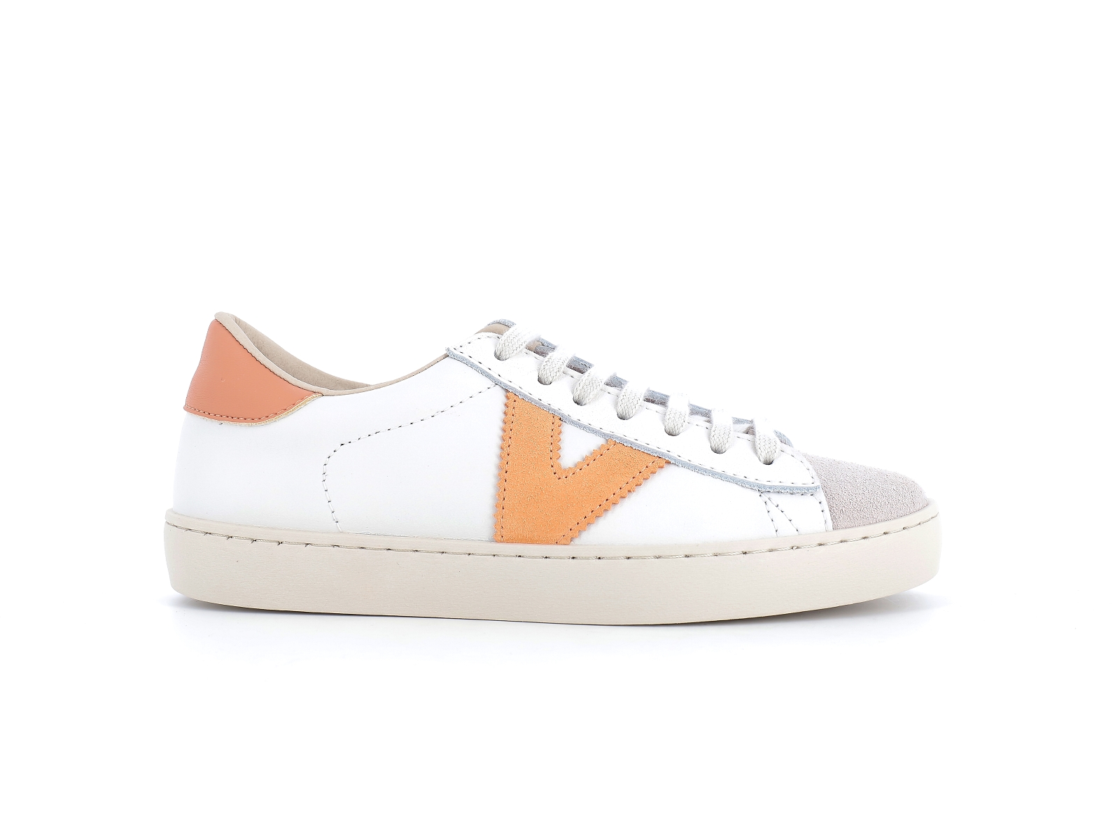 Victoria-1126142 Cuir Blanc Orange