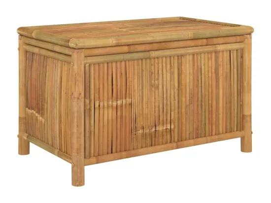 Boîte de rangement de jardin 90x52x55 cm Bambou