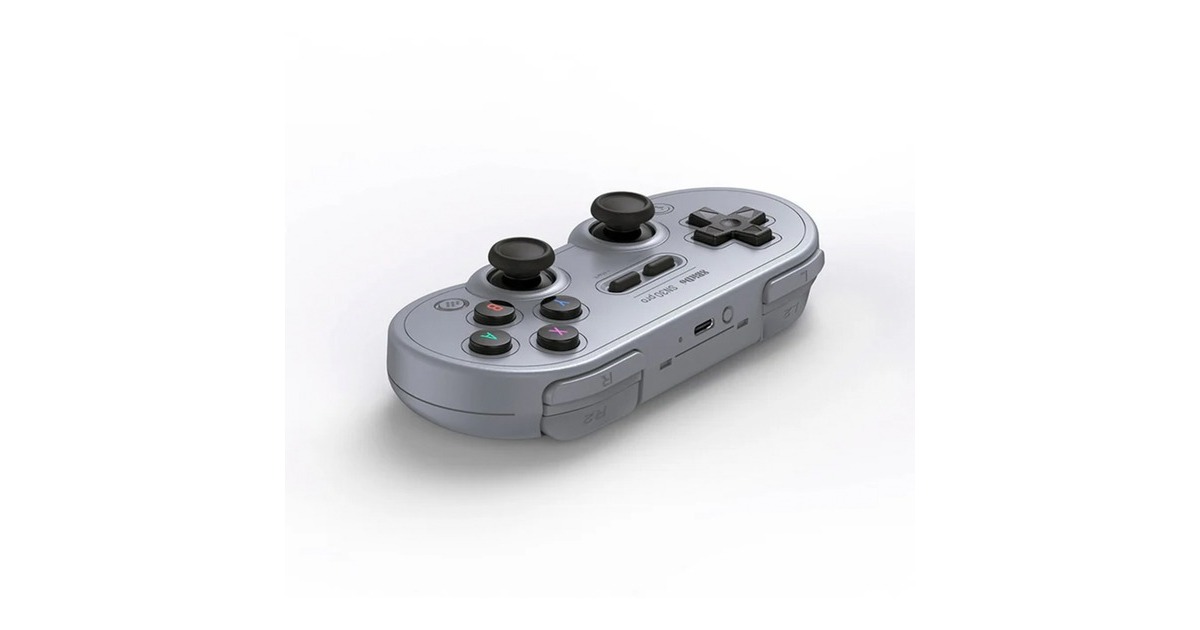 8BitDoSN30 Pro gamepad  (Grijs, Bluetooth, USB, Pc, Nintendo Switch / Switch 2)