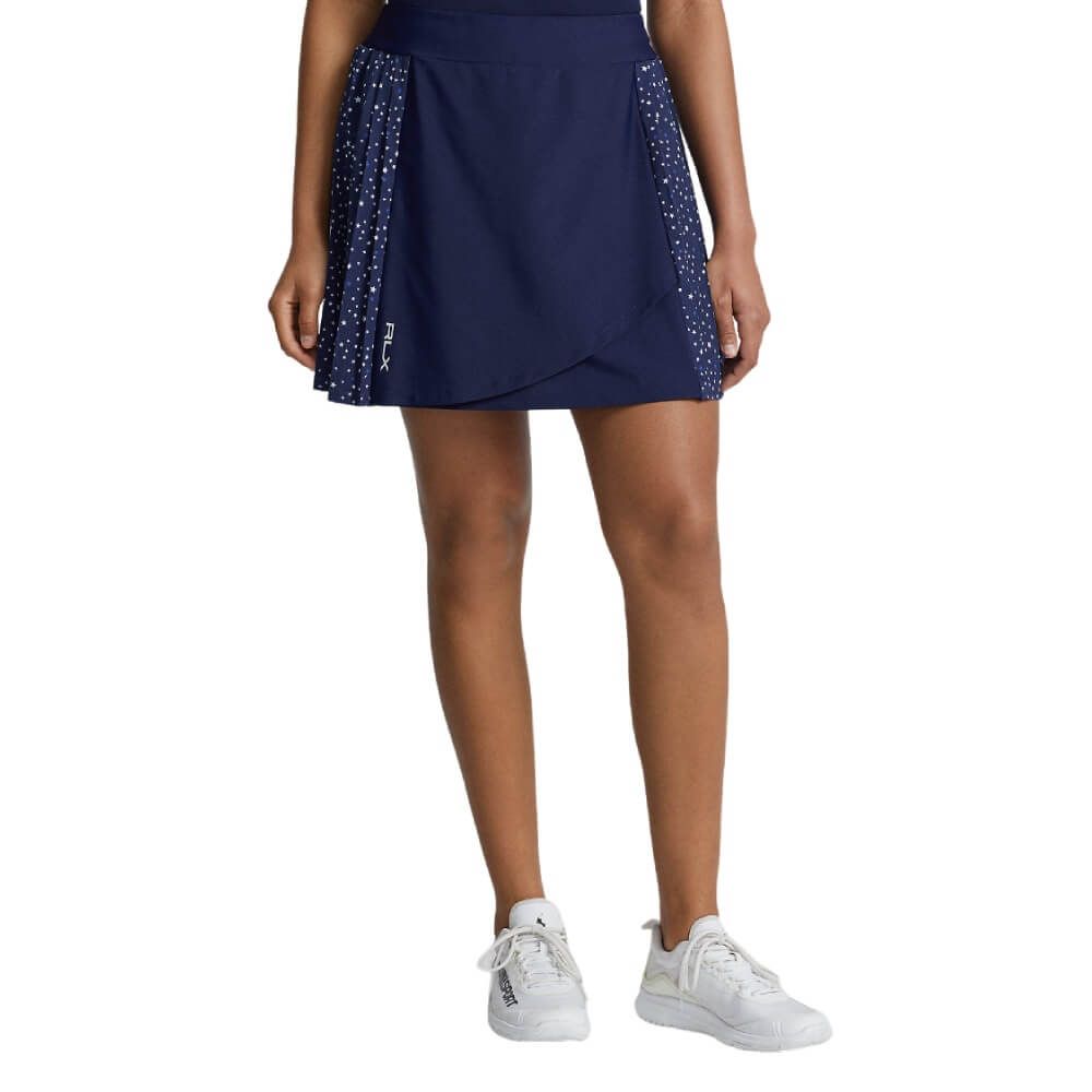 Side-Pleated Stars Skjørt Dame Navy