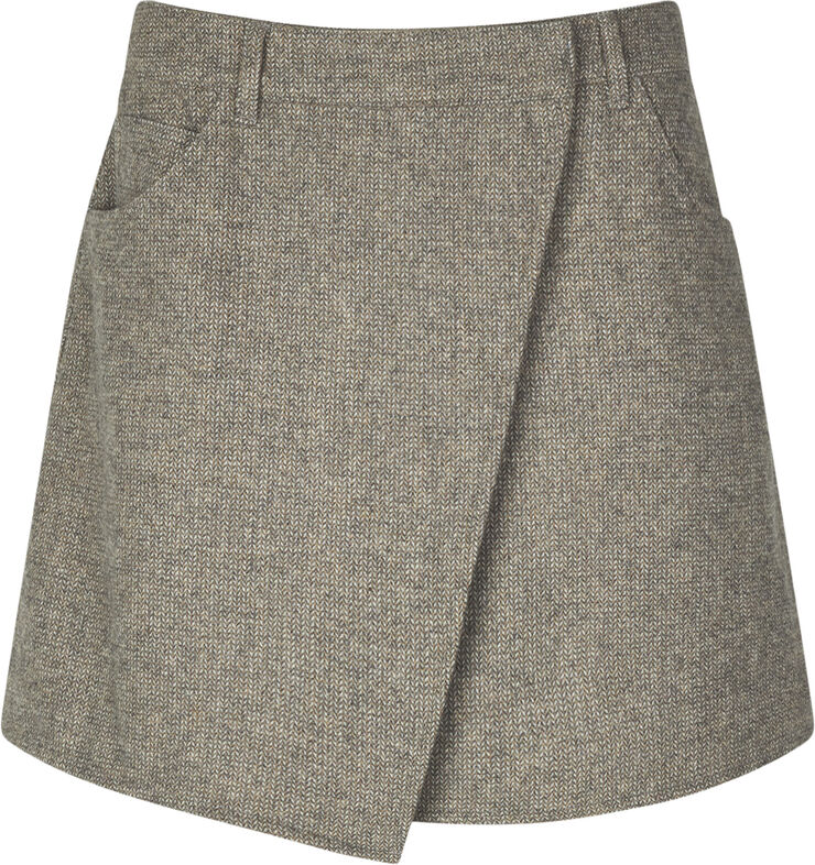 Second Female Levi Wool Skirt Volcanic ash
