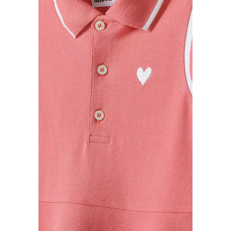 MINOTI Polokleid Korallrot