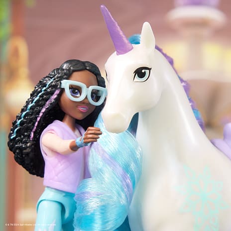 Unicorn academy Layla & Glacier dukke og hest
