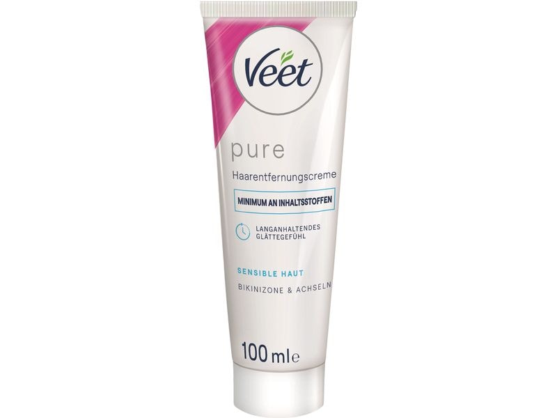 Veet Enthaarungscrème Bikinizone & Achseln 100 ml Haarentfernungs-Creme für Bikinizone & Achseln