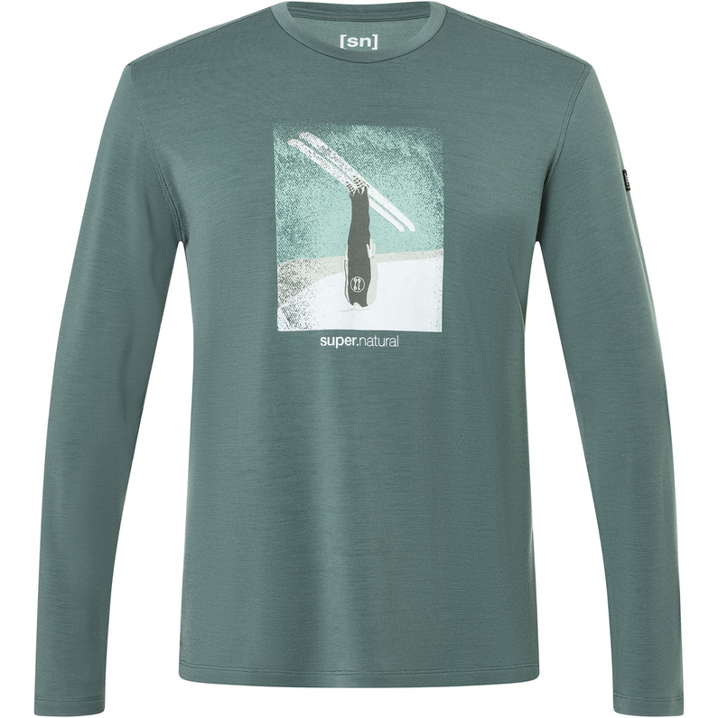 Super.Natural Herren Header Brush Longsleeve
