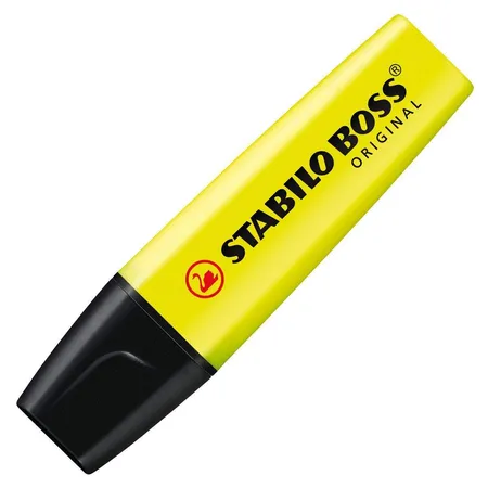 Textmarker - STABILO BOSS ORIGINAL - 4er Big Box - gelb, orange, grün, pink