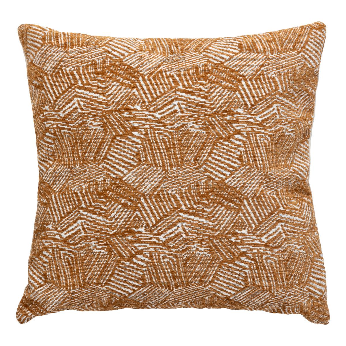HOUSSE COUSSIN CHENILLE JENI CARAMEL 40X40CM